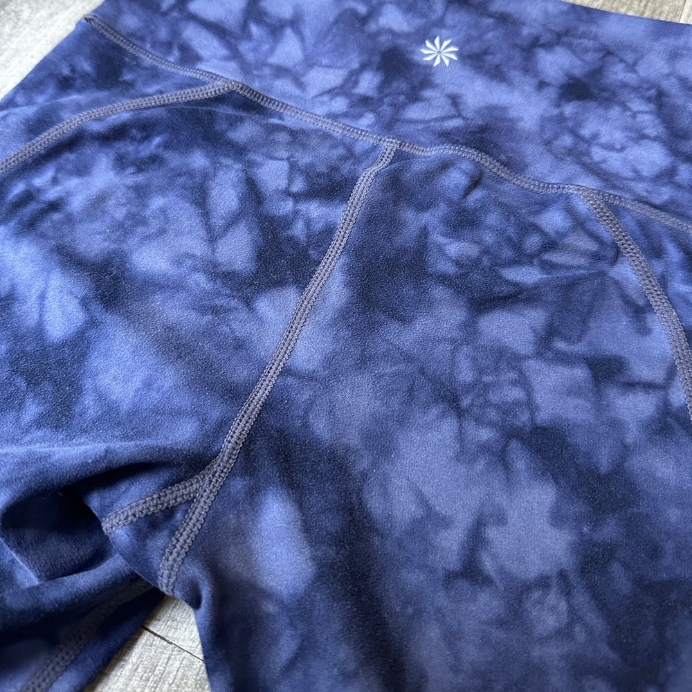 Athleta Tie-Dye Blue Legging 25” - XS - Picture 5 of 13
